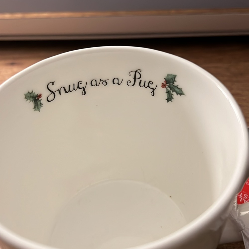 Wrendale Pug Coffee cup - Picture 2 of 4